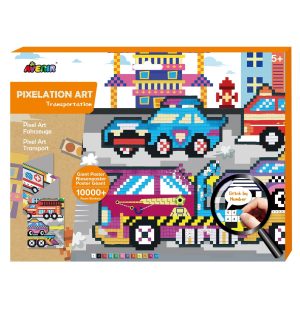 Avenir - Pixelation Art - Transportation