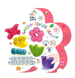 Hakuyoka Crazy Mold - 6 Garden Finger Crayon