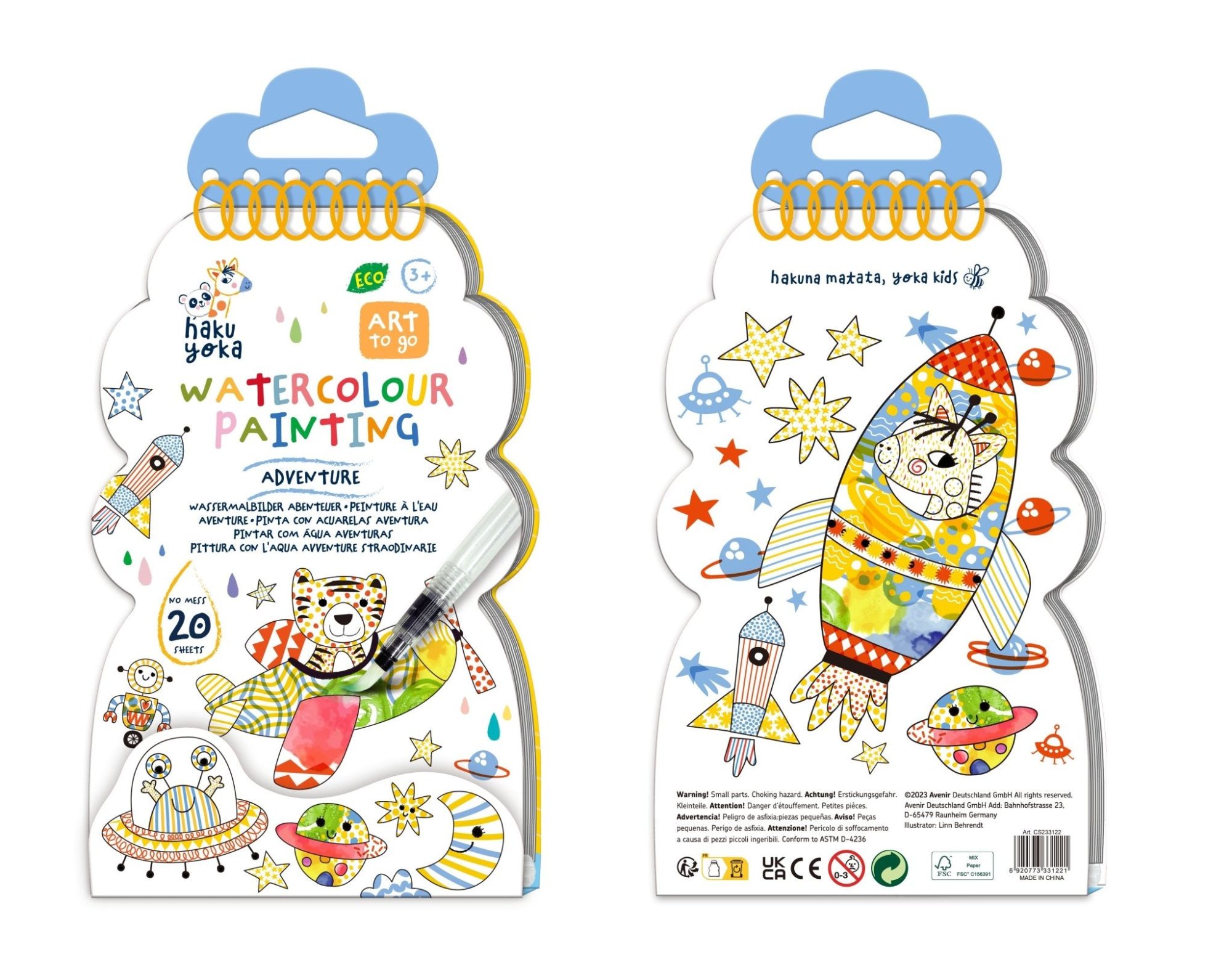 Hakuyoka Watercolour Painting - Adventure