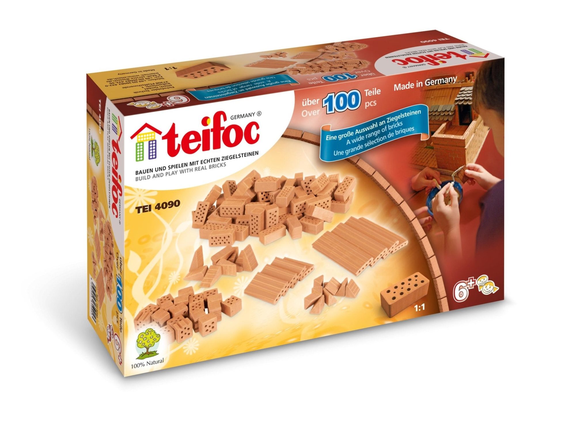 Teifoc Real Bricks Building Sets - Assortment of bricks